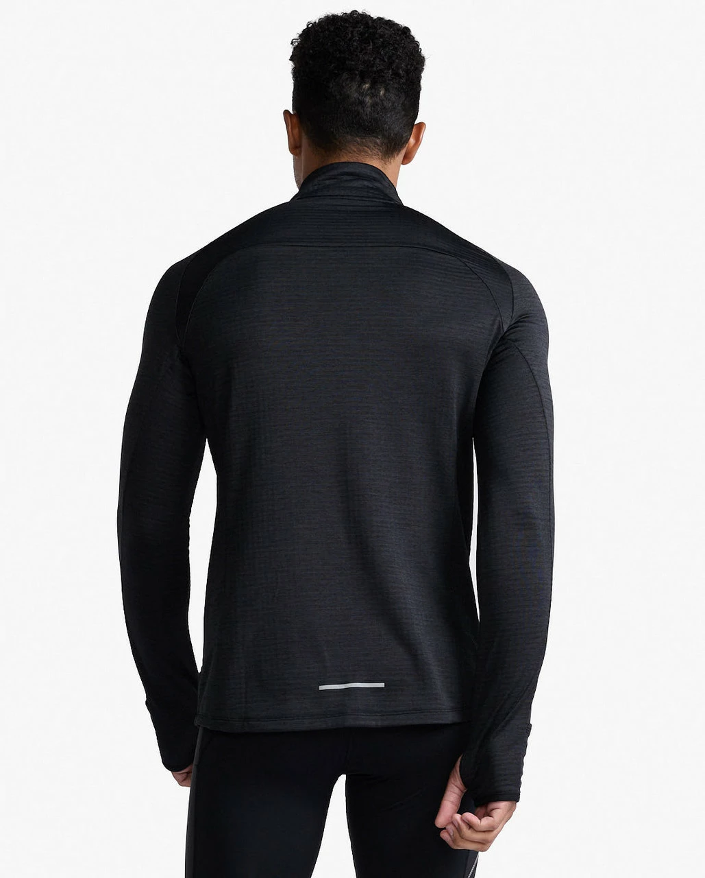2XU - Ignition 1/4 Zip - Men's - Black/Silver Reflective - 2023 11 2XU - Ignition 1/4 Zip - Men's - Black/Silver Reflective - 2023 - Image 11