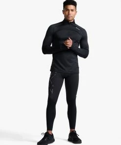 2XU - Ignition 1/4 Zip - Men's - Black/Silver Reflective - 2023 26 2XU - Ignition 1/4 Zip - Men's - Black/Silver Reflective - 2023 -2XU-shop MR6830a BLK SRF 10 2 95667.1666697470