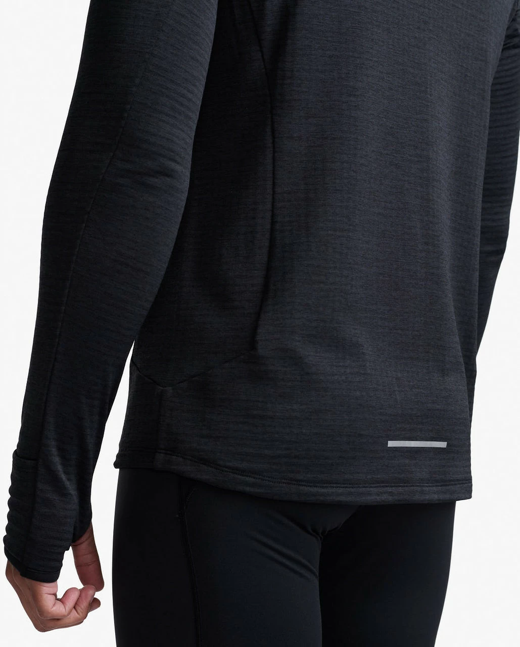 2XU - Ignition 1/4 Zip - Men's - Black/Silver Reflective - 2023 13 2XU - Ignition 1/4 Zip - Men's - Black/Silver Reflective - 2023 - Image 13