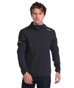 2XU - Aero Jacket - Men's - Black/Silver Reflective - 2023