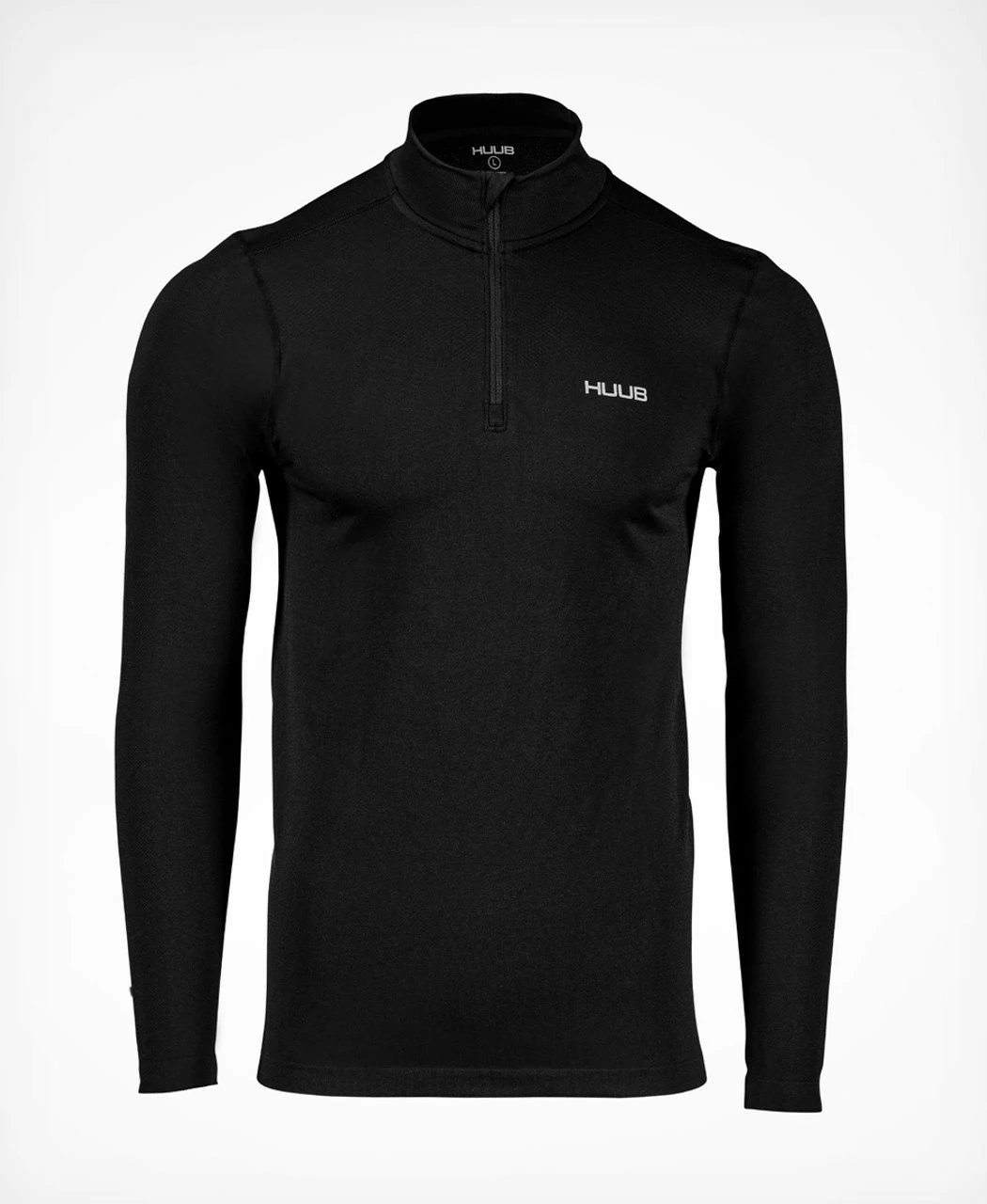 HUUB - Seamfree Long Sleeve 1/2 Zip Top - Men's - Black - 2023