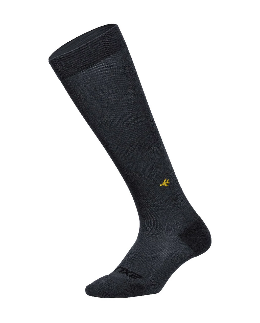 2XU - Flight Compression Socks Ultra Light - Unisex - Black/Black 1 2XU - Flight Compression Socks Ultra Light - Unisex - Black/Black