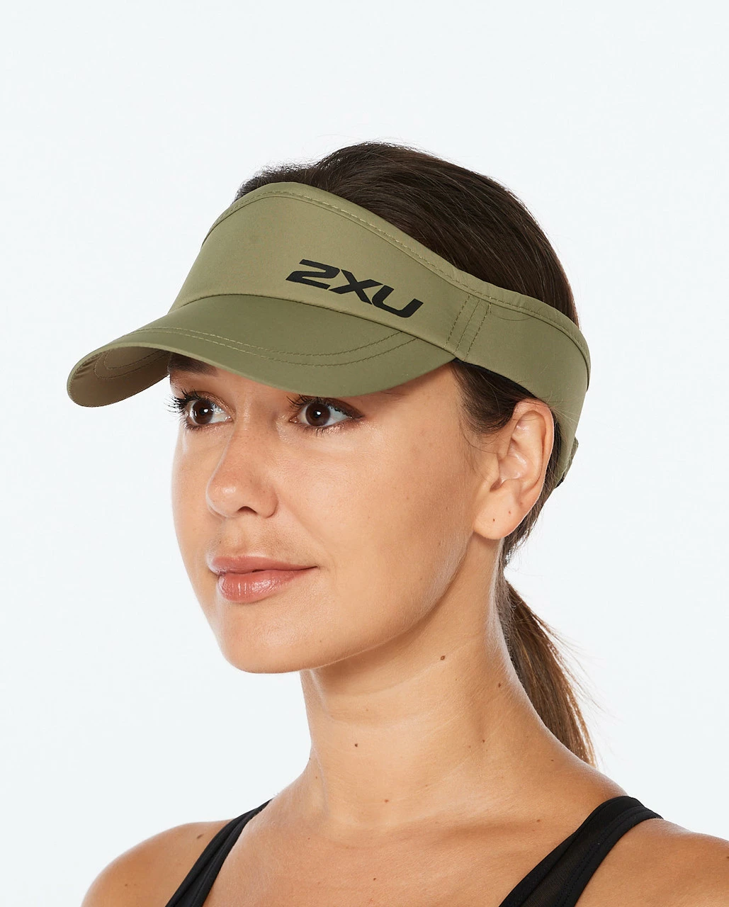 2XU - Unisex Run Visor - Alpine/Black - Image 3