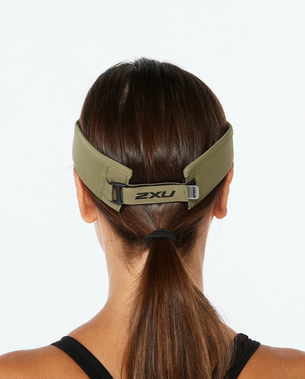 2XU - Unisex Run Visor - Alpine/Black - Image 4