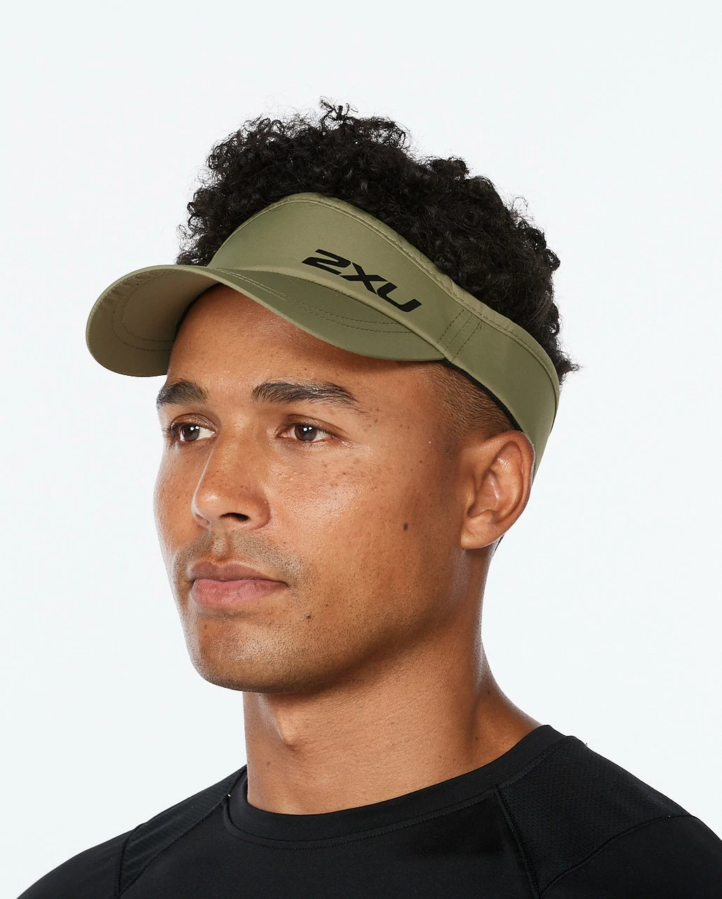 2XU - Unisex Run Visor - Alpine/Black