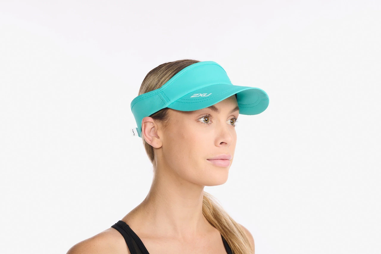 2XU - Run Visor - Unisex - Porcelain/White - Image 3