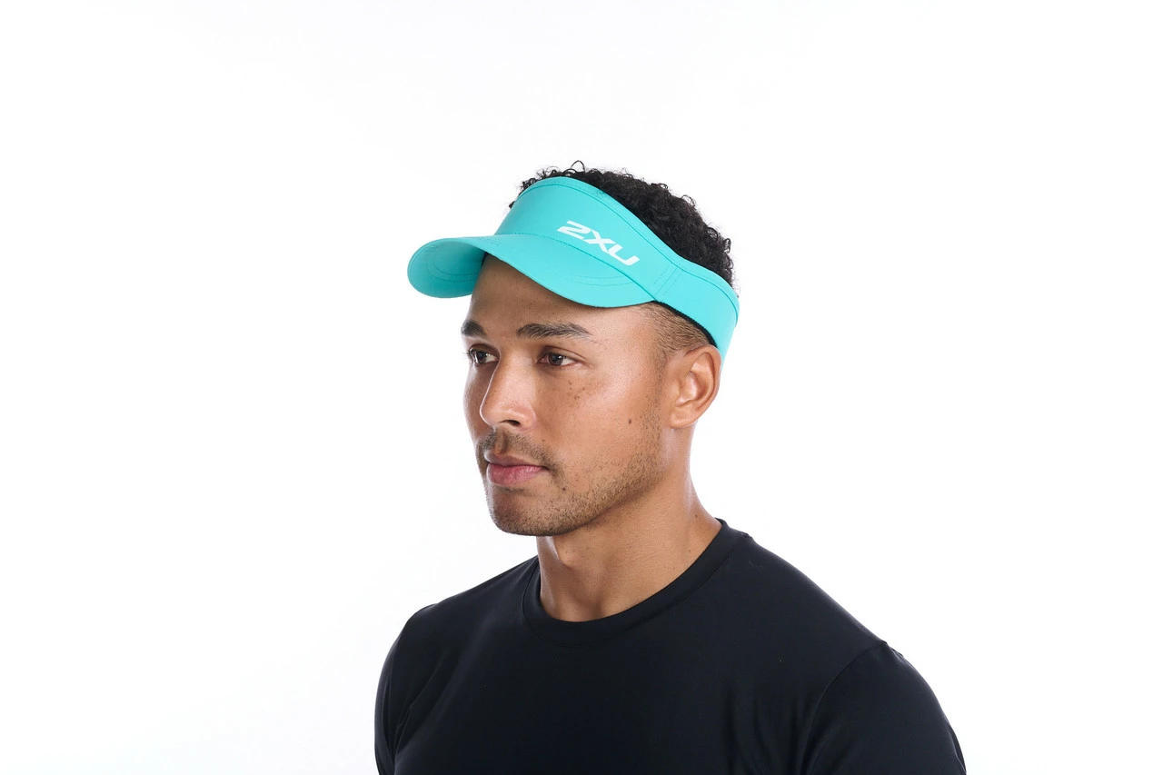 2XU - Run Visor - Unisex - Porcelain/White - Image 4