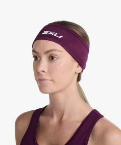 2XU - Ignition Headband - Beet/Silver Reflective