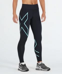 2XU - Women's Bonded Mid-Rise Compression Tights -