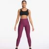 2XU - Aero Sculpt Hi-Rise Compression Tights - Women's - Mulberry/Peach Whip Reflective