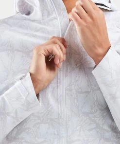 2XU - Women's GHST Waterproof Jacket - Butterfly Effect White/White