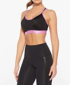 2XU - Women's Hi Impact Bra - Black/Ultra