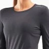 2XU - Ignition Base Layer Long Sleeve - Black Marle/Silver Reflective - Women's