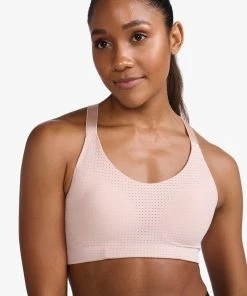 2XU - Aero Medium Impact Bra - Women's - Peach Whip/Peach Whip