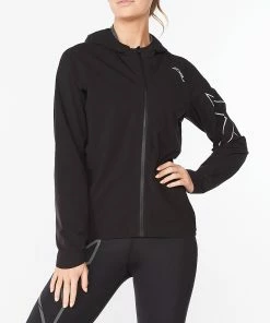 2XU - Light Speed Wp Jacket - Women's - Black/Silver Reflective