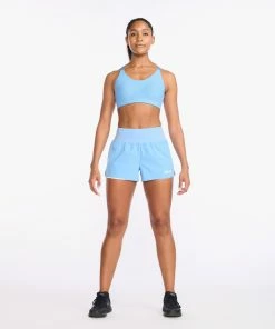 2XU - Aero 2-in-1 3 Inch Short - Women's - Mirage/White Reflective