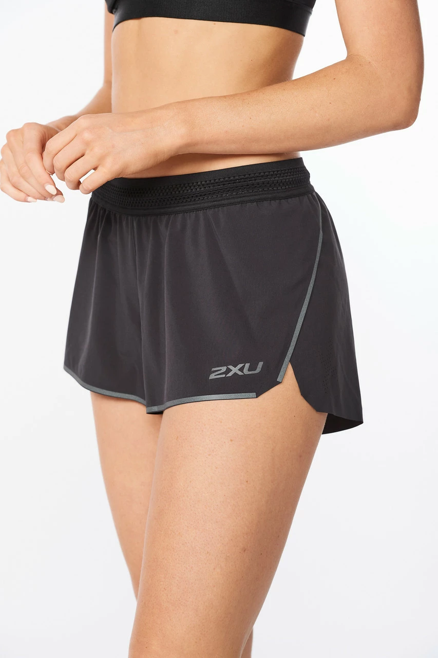 2XU - Light Speed 3 Inch Short - Women's - Black/Black Reflective - Image 11