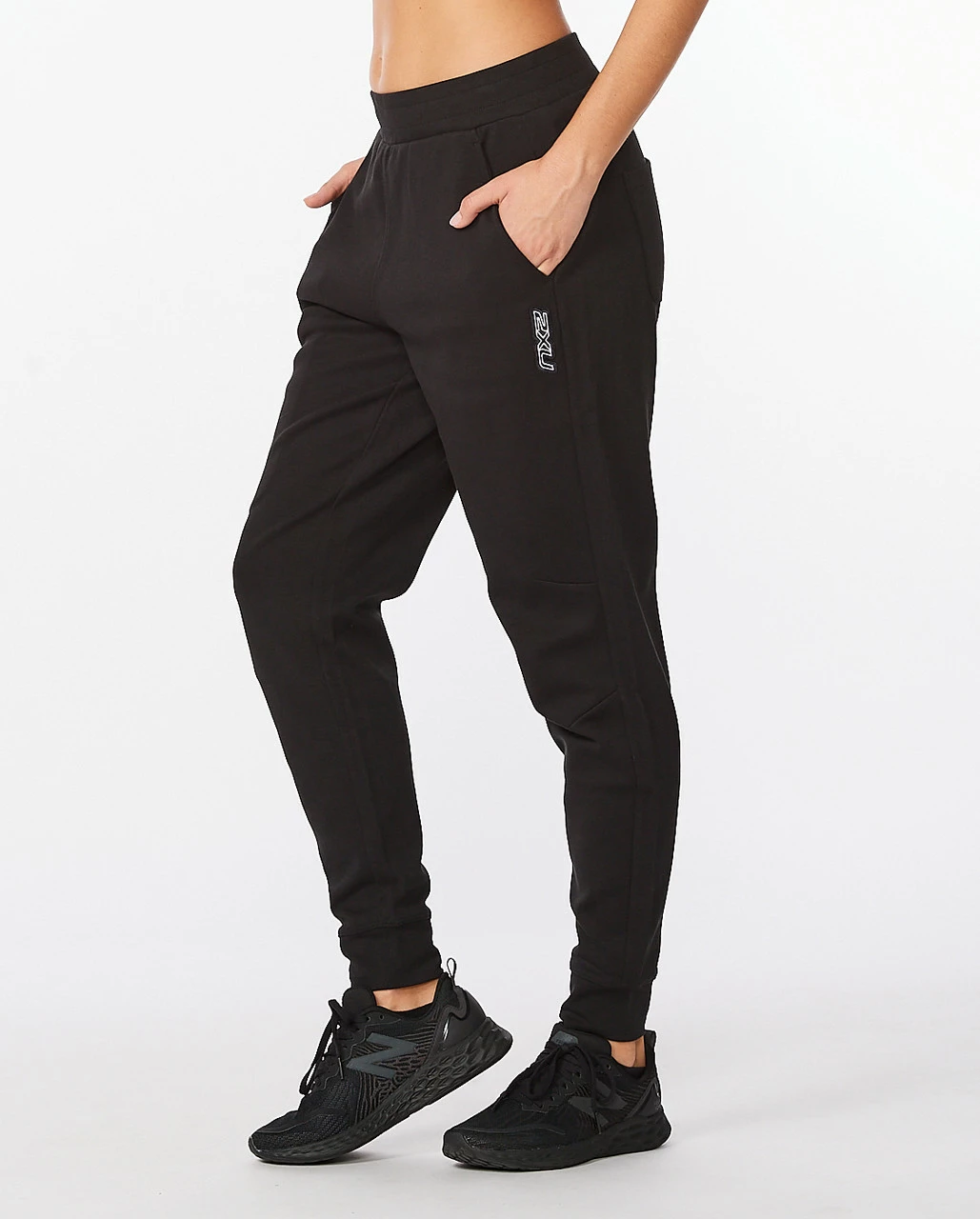 2XU - Commute Trackpant - Women's - Black/Turbulence - Image 3