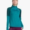 2XU - Light Speed 1/2 Zip - Women's - Jade/Silver Reflective