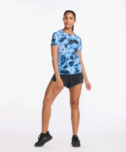 2XU - Light Speed Tee - Women's - Digital Dye/Mirage Reflective