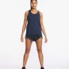 2XU - Light Speed Singlet - Women's - Midnight/Silver Reflective