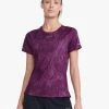 2XU - Light Speed Tee - Women's - Wavy Daze/Silver Reflective