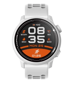 Coros - PACE 2 Premium GPS Sport Watch With Silicone Strap - White