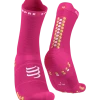 Compressport - Pro Racing Socks V4.0 Run High - Unisex - Fluo Pink/Primerose