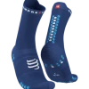 Compressport - Pro Racing Socks V4.0 Run High - Unisex - Sodalite/Fluo Blue