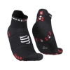 Compressport - Pro Racing Socks V4.0 Run Low - Unisex - Black/Red