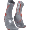 Compressport - Pro Racing Socks V4.0 Trail - Unisex - Alloy/Orangeade
