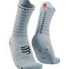Compressport - Pro Racing Socks V4.0 Ultralight Run High - Unisex - White/Alloy