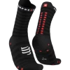 Compressport - Pro Racing Socks V4.0 Ultralight Run High - Unisex - Black/Red