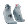 Compressport - Pro Racing Socks V4.0 Ultralight Run Low - Unisex - White/Alloy