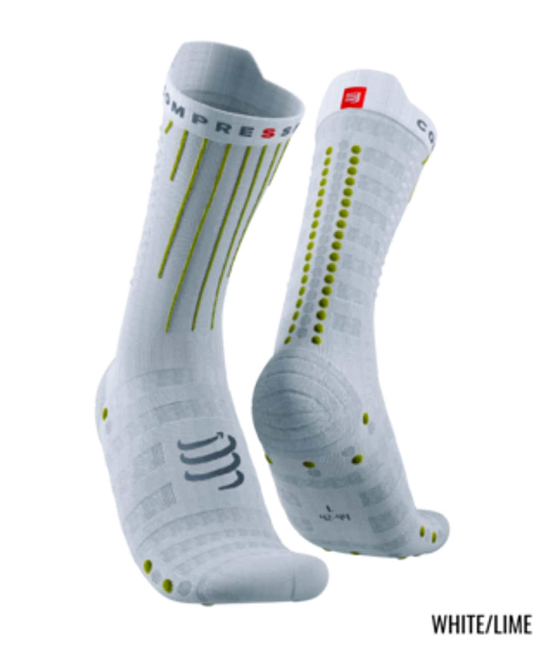 Compressport - Aero Socks - Unisex - White/Lime
