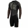 Zone 3 Zone3 - Evolution Men's Swimrun Wetsuit - Black/Orange/Gunmetal - 2023