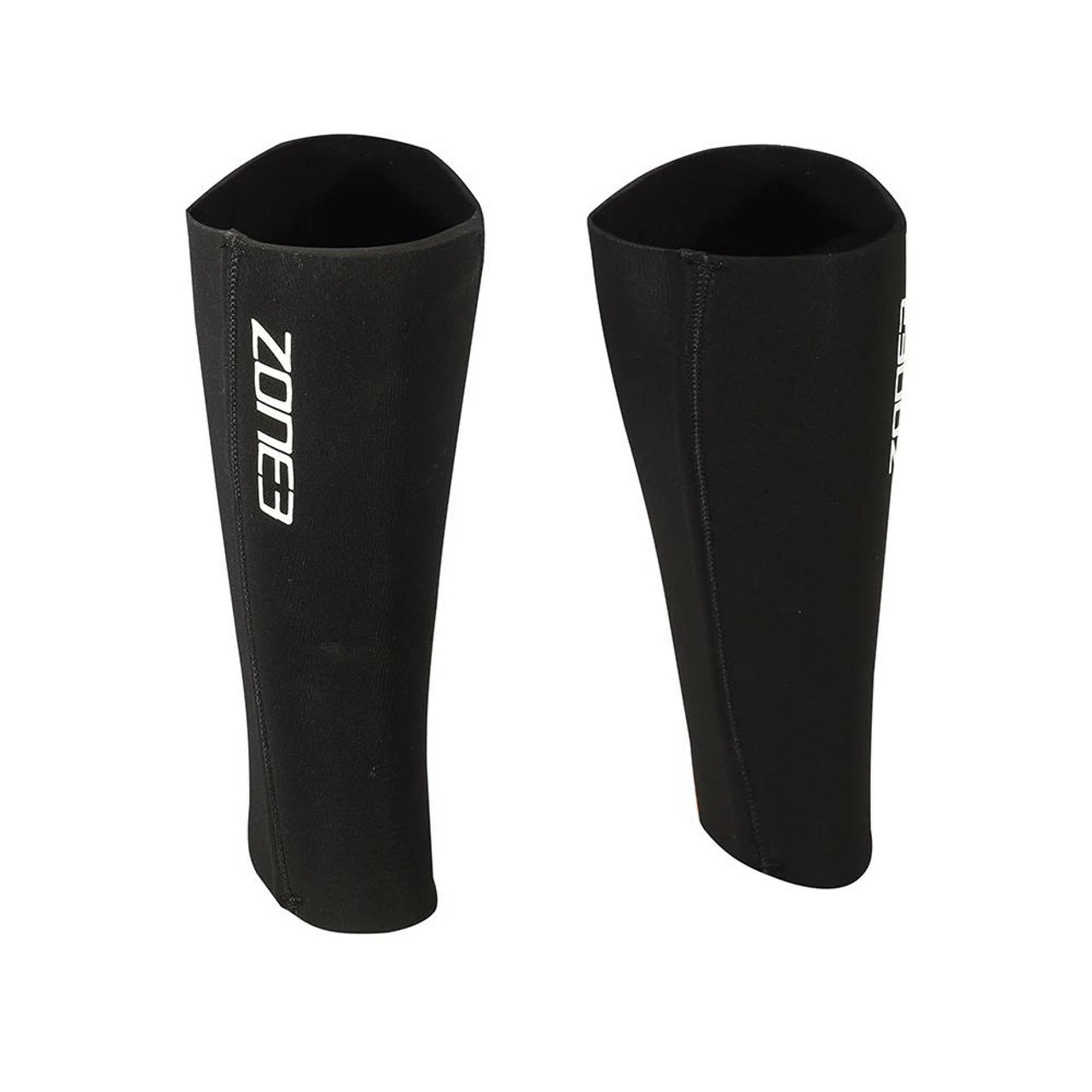 Zone 3 Zone3 - Unisex 8mm Neoprene Calf Sleeves - Black/Orange - 2023 - Image 2