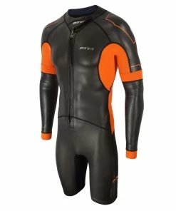 Zone 3 Zone3 - Versa Men's Wetsuit - Black/Orange/Gunmetal - 2023