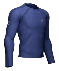Compressport - Training Tshirt Long Sleeve - Men's - Sodalite/Primerose