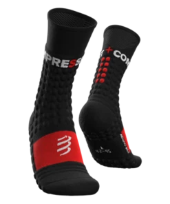 Compressport - Pro Racing Socks Winter Run - Unisex - Black/Red