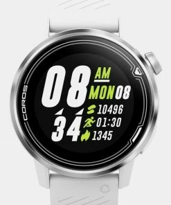 Coros - Apex Premium Multisport GPS Watch - 42mm Face - White/Silver