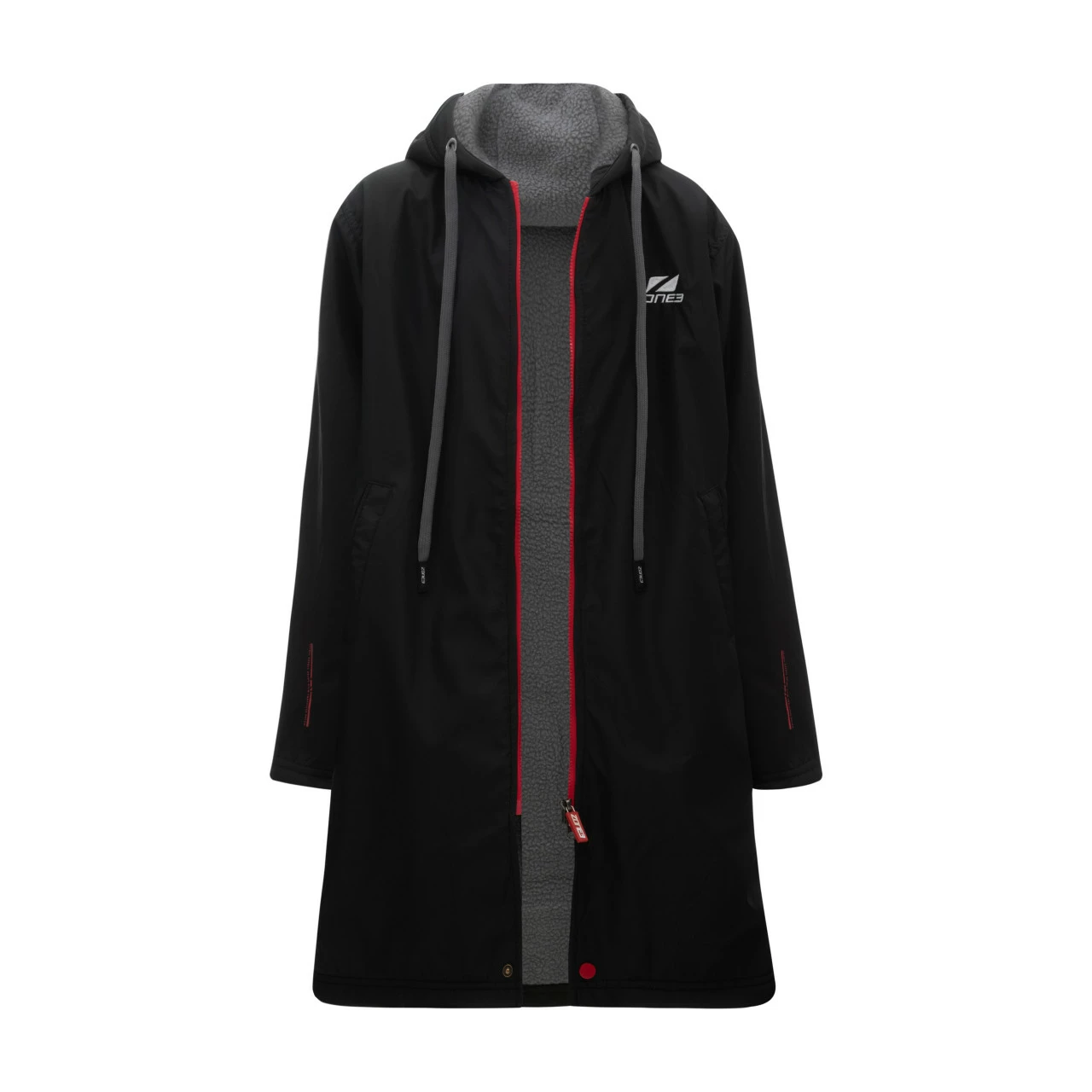Zone 3 Zone3 - Kid's Polar Fleece Parka Robe - Black - 2023 - Image 3