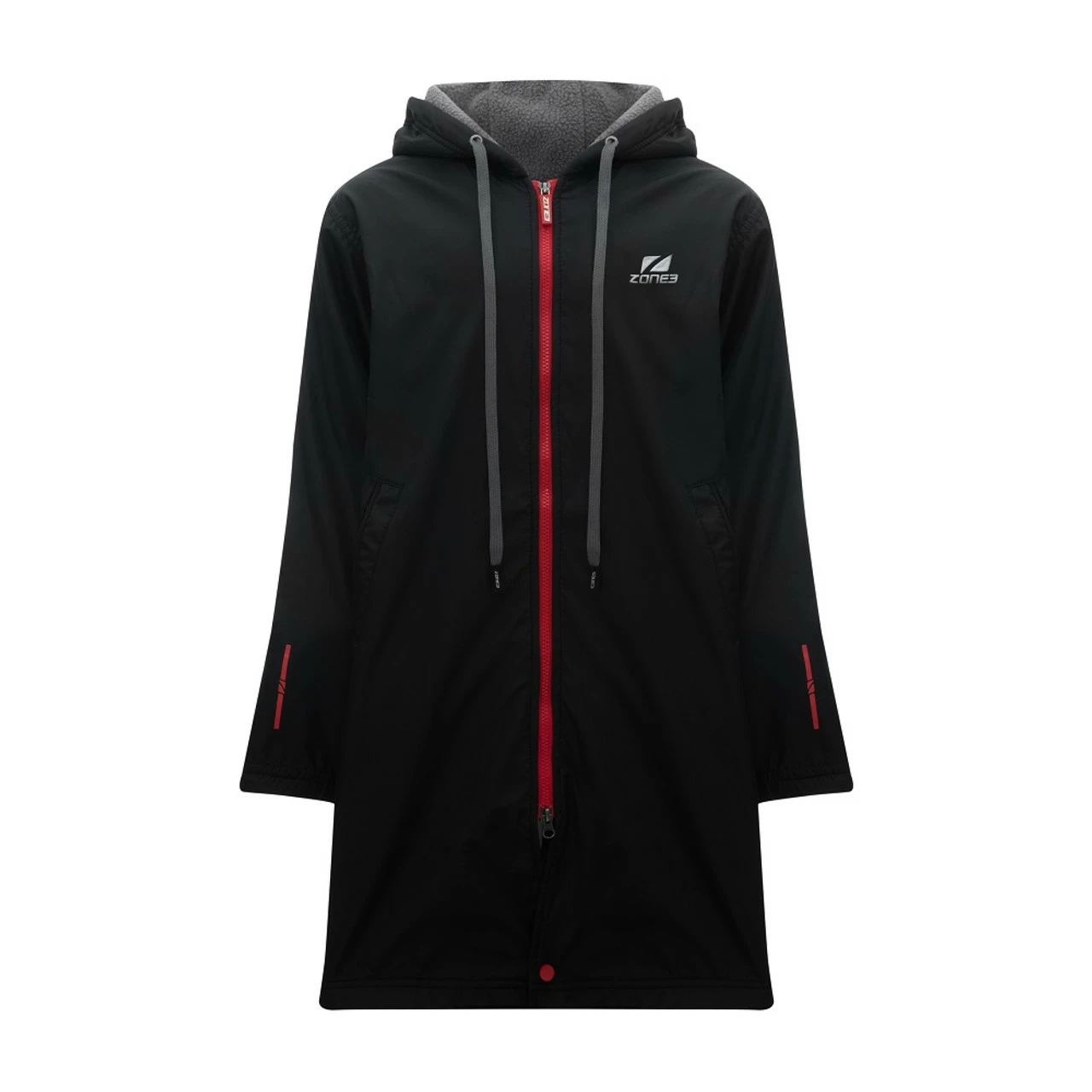 Zone 3 Zone3 - Kid's Polar Fleece Parka Robe - Black - 2023