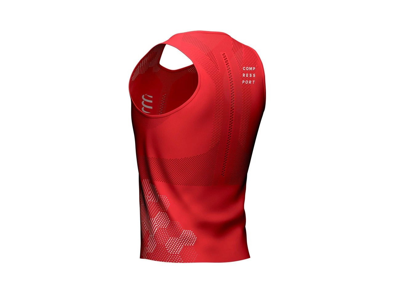 Compressport - Pro Racing Singlet - Men's - Red/White - Image 2