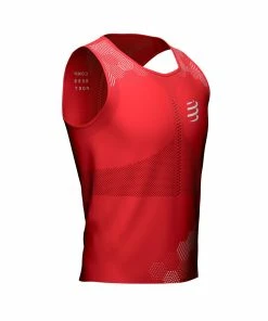Compressport - Pro Racing Singlet - Men's - Red/White