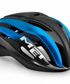 MET - My21 Trenta 3K Cycle Helmet - Carbon Black/Blue